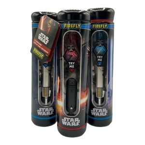 Star Wars Light Up Time Toothbrushes W‎ Light Saber Set of 3 RARE